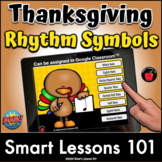 Thanksgiving RHYTHM SYMBOL MUSIC BOOM CARDS™ Music Rhythm 