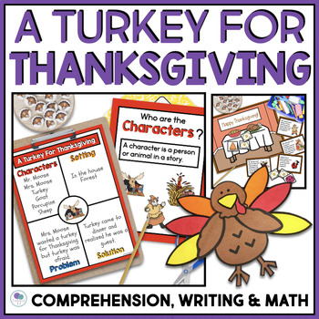 Preview of Thanksgiving Read Aloud Activities A Turkey For Thanksgiving Fall Read Aloud