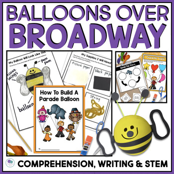 Preview of Thanksgiving Read Aloud Activities Balloons Over Broadway Activities 1st Grade
