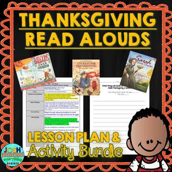 Preview of Thanksgiving Read Aloud Lesson Plans and Activities