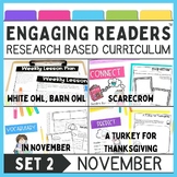 Thanksgiving Read Aloud Lessons and Activities, November R