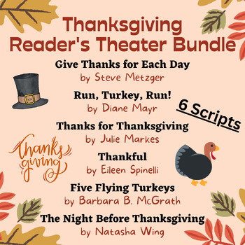 Preview of Thanksgiving Reader's Theater Bundle - 6 Scripts (25% Discount)