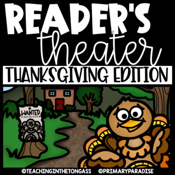 Preview of Thanksgiving Reader's Theater Scripts EDITABLE