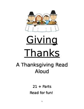 Preview of Thanksgiving Reader's Theater