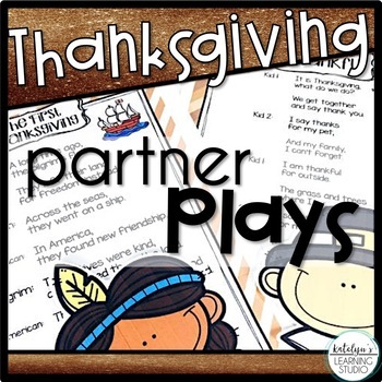 Thanksgiving Readers Theater by Katelyn's Learning Studio | TpT
