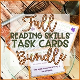 Thanksgiving Reading Skills Task Cards