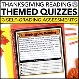 Thanksgiving Reading Comprehension Activity with Thanksgiv
