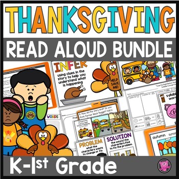 Preview of Thanksgiving Reading Comprehension,  Crafts, and Activities BUNDLE