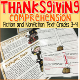 Thanksgiving Reading Comprehension Fiction and Nonfiction Center