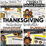 Thanksgiving Reading Comprehension Passage November Writin