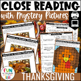 Thanksgiving Reading Comprehension Passages - Close Readin