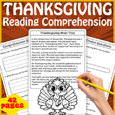 Thanksgiving Reading Comprehension Passages and Questions 