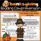 Thanksgiving Reading Comprehension, Sequencing Stories and