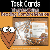 Thanksgiving Reading Comprehension - Task Cards (Fiction &