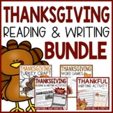 Thanksgiving Reading Comprehension & Writing Activities Bundle