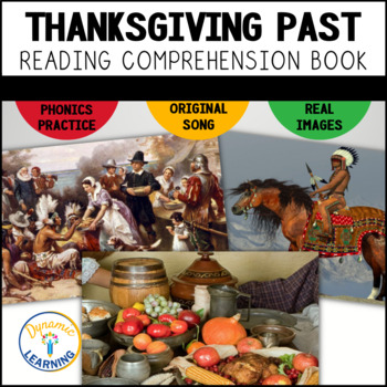 Preview of Thanksgiving Past Reading Comprehension for First Grade