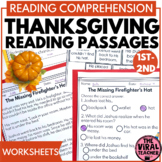 Thanksgiving Reading Passages and Comprehension Questions 