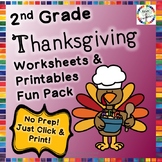 Thanksgiving Reading, Writing, Math, and Fun Activities & 