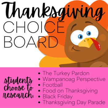Preview of Thanksgiving Research Project | Low Prep Thanksgiving Activity | Research