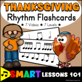 Thanksgiving Rhythm Flashcard Video: Thanksgiving Music Ac