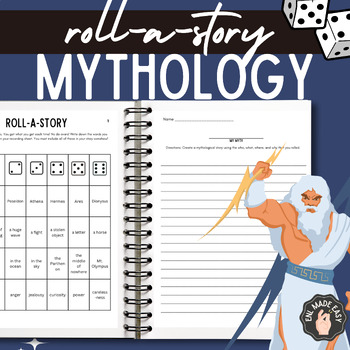 Preview of Greek Mythology Roll-A-Story Creative Writing Activity