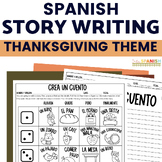 Thanksgiving Spanish Class Writing Roll a Story En Español
