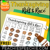 Thanksgiving Roll and Race - Open Ended Reinforcement