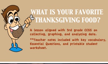 Preview of Thanksgiving SMARTboard Data Collecting, Graphing, Analyzing Lesson