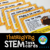 Thanksgiving STEM Activities Task Cards + SeeSaw