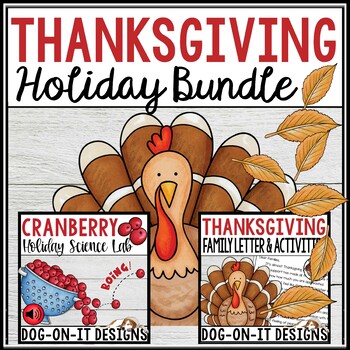 Preview of Thanksgiving STEM Activities Letter to Students and Parents Boom Cards Bundle