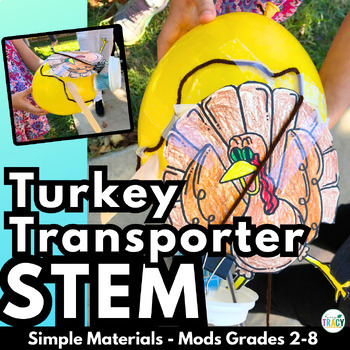 Preview of Thanksgiving STEM Activity - Turkey Transporter - Fall STEM Challenge