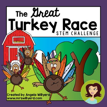 Preview of Thanksgiving STEM Challenge: The Great Turkey Race - SMART Board  - Grades 5-8