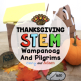 Pilgrims and Wampanoags Thanksgiving STEM Activities BUNDLE
