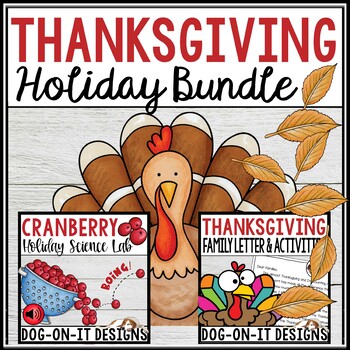 Preview of Thanksgiving STEM Activities | Thankful Letter | Audio Boom Cards Bundle