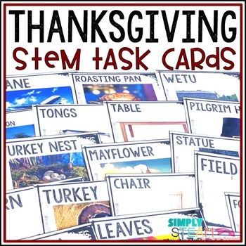 Preview of Thanksgiving STEM Task Cards