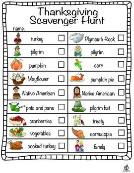 The Best Thanksgiving Scavenger Hunt (Free Printable!)