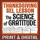 Thanksgiving Science Activity Gratitude Article and Worksh