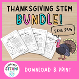 Thanksgiving Science Bundle - Includes 6 Engaging STEM / S