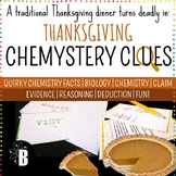 Thanksgiving Science Chemistry Game: Chemystery CLUES