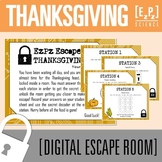 Thanksgiving Science Escape Room | Fall Digital Breakout R