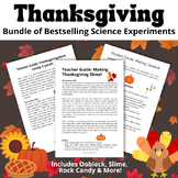Thanksgiving Science Experiments | Making Oobleck, Slime, 