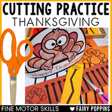 Thanksgiving Cutting Practice - Scissor Skills, Fine Motor