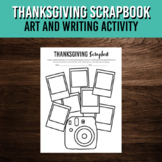Thanksgiving Scrapbook Art and Writing Activity | Printabl