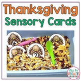 Thanksgiving Sensory Cards - Water & Sensory Bins (Special