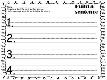 Thanksgiving Sentence Scramble by Amy Thompson | TpT