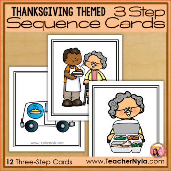 Preview of Thanksgiving Sequence Cards