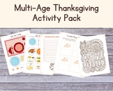 Thanksgiving Set the Table and Menu Planning Multi-Age Hom