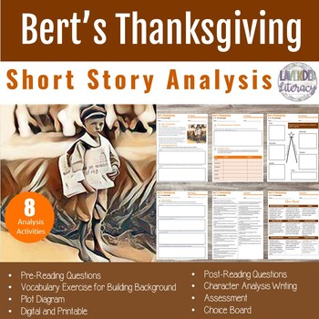 Preview of Bert's Thanksgiving | Thanksgiving Short Stories | Thanksgiving Reading