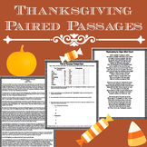 Thanksgiving: Short Story vs. Poem Paired Passages