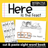 Thanksgiving Sight Word Book "Here is the Feast" Emergent Reader